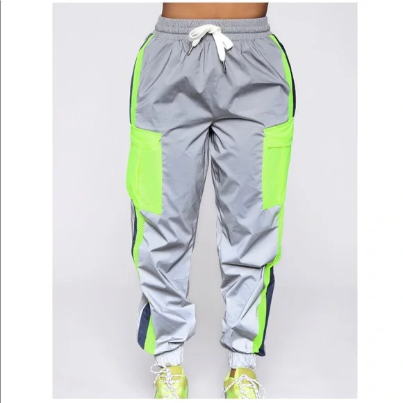 Fashion Nova Pants Jumpsuits Cool Calm And Reflective Lounge